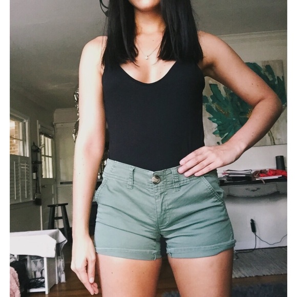 American Eagle Outfitters Pants - American Eagle "Stretch" Green Shorts